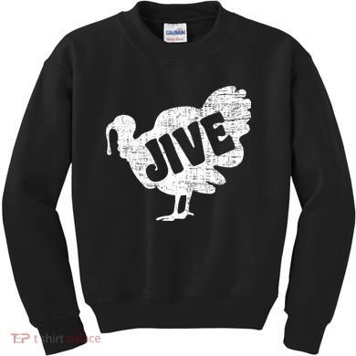 Thanksgiving Jive Turkey Kids Sweatshirt