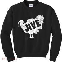Thanksgiving Jive Turkey Kids Sweatshirt thumb 0