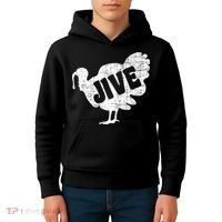 Thanksgiving Jive Turkey Kids Hoodie thumb 4