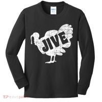 Thanksgiving Jive Turkey Kids Long Sleeve Shirt thumb 0
