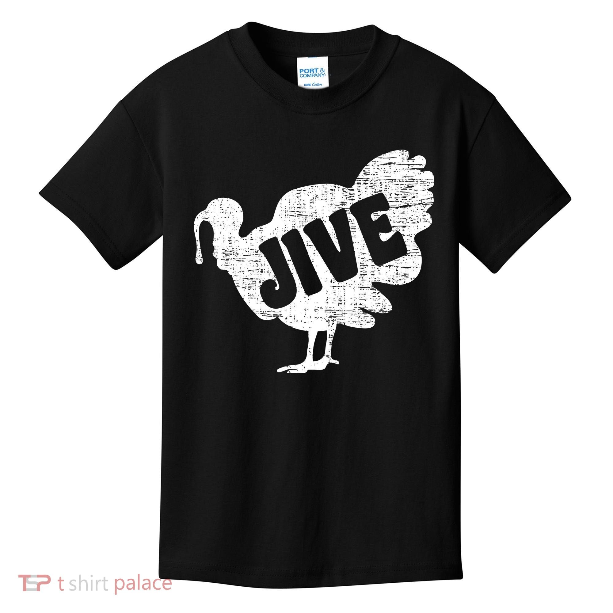 Thanksgiving Jive Turkey Kids T-Shirt