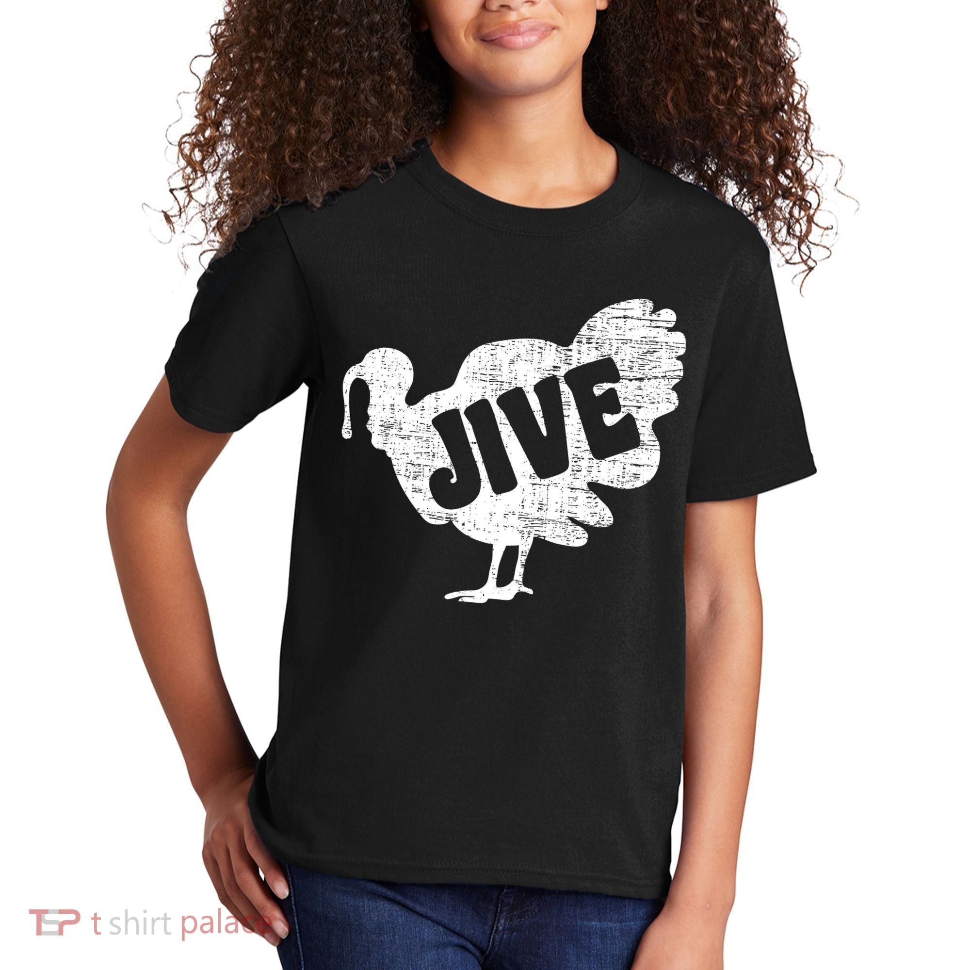 Thanksgiving Jive Turkey Kids T-Shirt