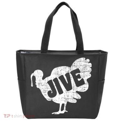 Thanksgiving Jive Turkey Tote Bag