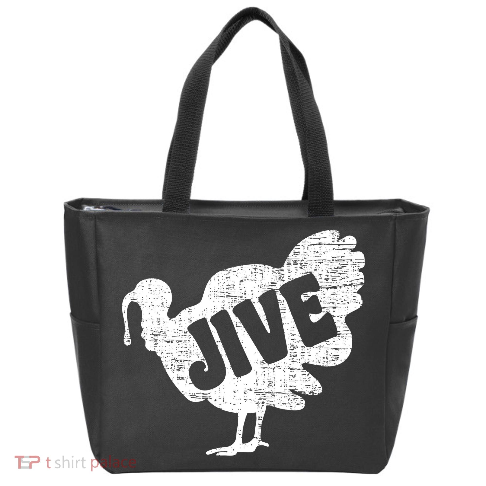 Thanksgiving Jive Turkey Tote Bag