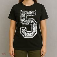 Team Jersey Uniforms Number 5 Five School Sports Birthdays T-Shirt thumb 4