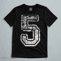 Team Jersey Uniforms Number 5 Five School Sports Birthdays T-Shirt thumb 5