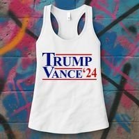 Trump Jd Vance 2024 Usa Political Election Women's Tank Top thumb 3