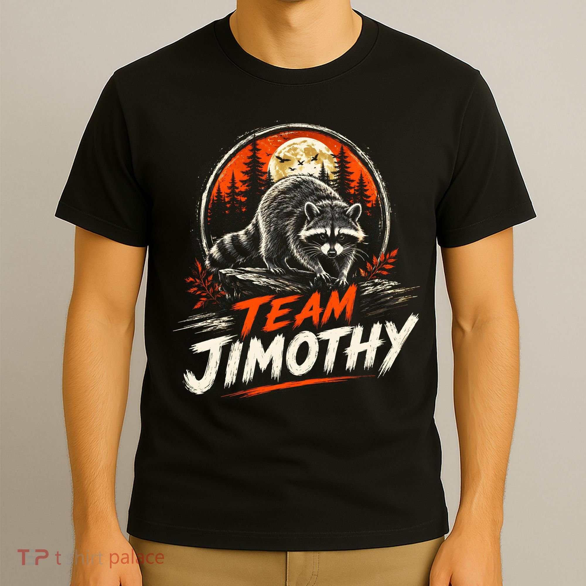 Team Jimothy Viral Raccoon Funny T-Shirt