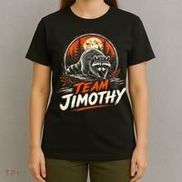 Team Jimothy Viral Raccoon Funny T-Shirt thumb 4