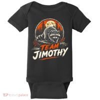 Team Jimothy Viral Raccoon Funny Baby Bodysuit thumb 0