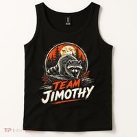 Team Jimothy Viral Raccoon Funny Tank Top thumb 2
