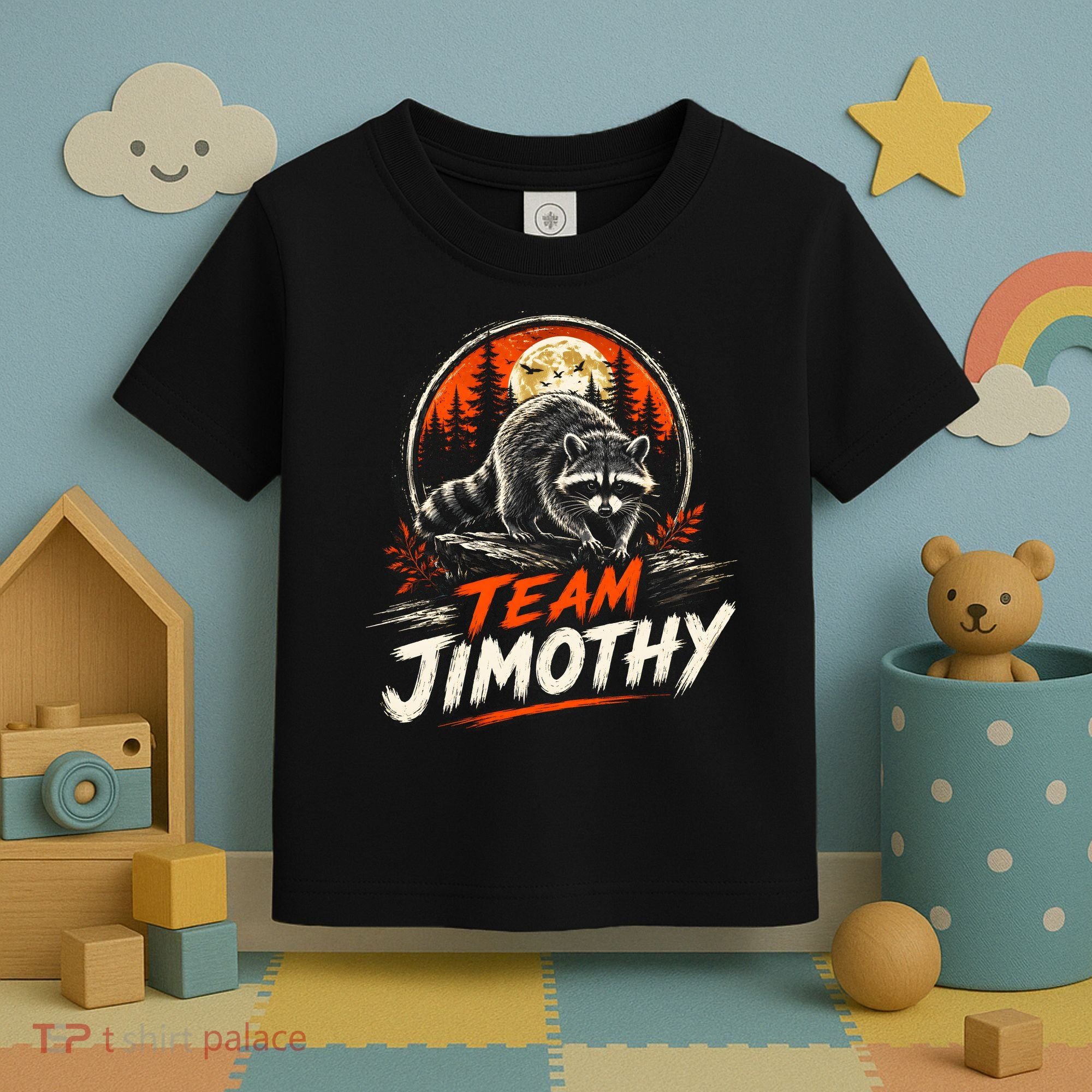 Team Jimothy Viral Raccoon Funny Toddler T-Shirt