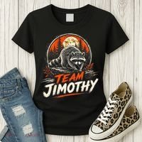 Team Jimothy Viral Raccoon Funny Women's T-Shirt thumb 3