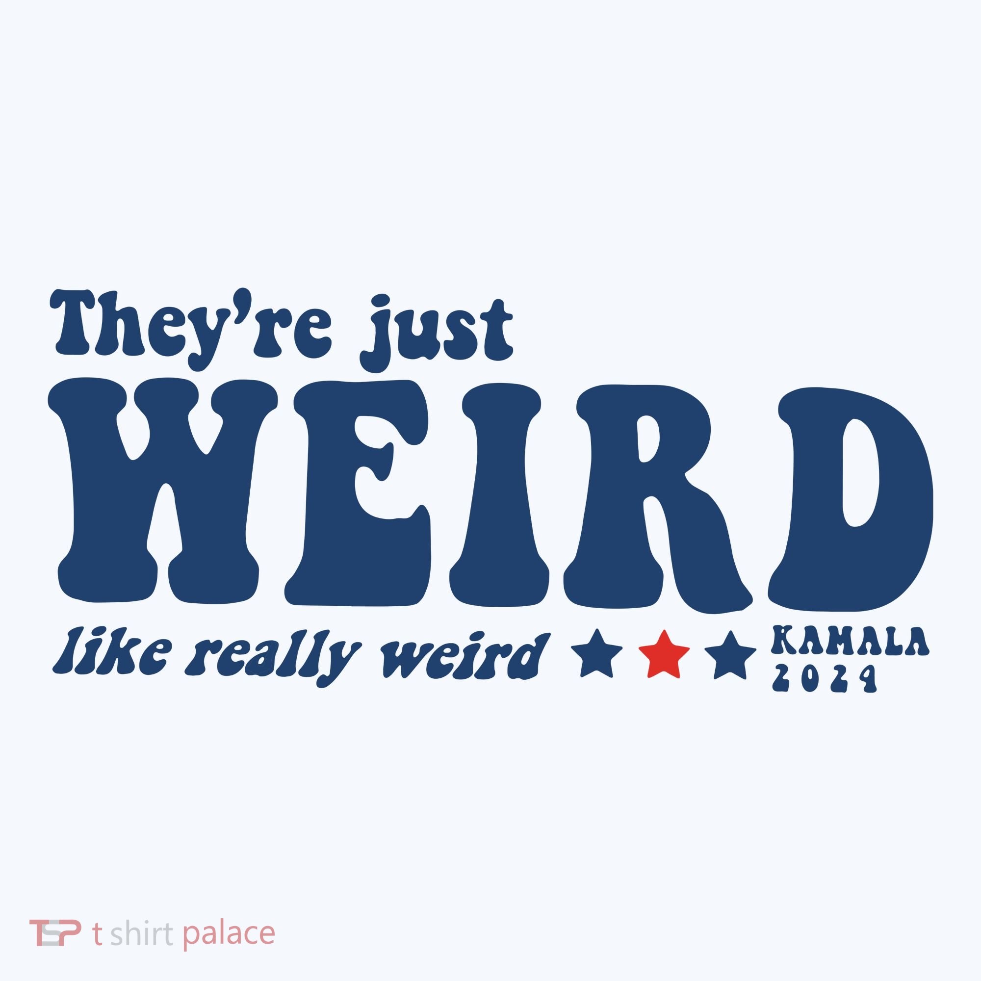 TheyRe Just Weird Antitrump TheyRe Weird Vote Blue Beanie
