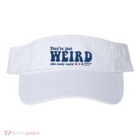 TheyRe Just Weird Antitrump TheyRe Weird Vote Blue Visor thumb 0