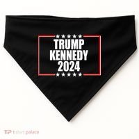 Trump Kennedy 2024 Election Logo USA-Made Doggie Bandana thumb 0