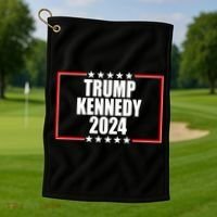 Trump Kennedy 2024 Election Logo Golf Towel thumb 1