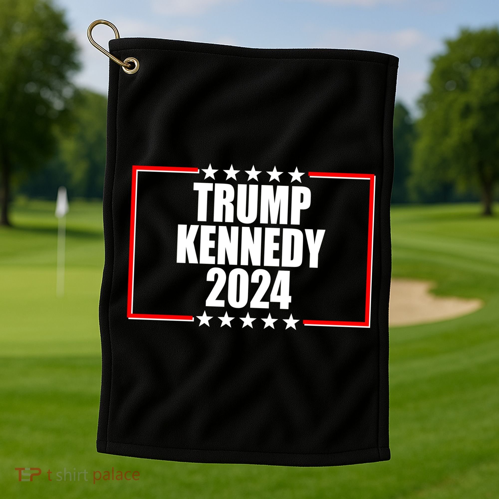 Trump Kennedy 2024 Election Logo Golf Towel