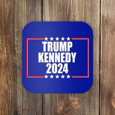 Trump Kennedy 2024 Election Logo Coaster