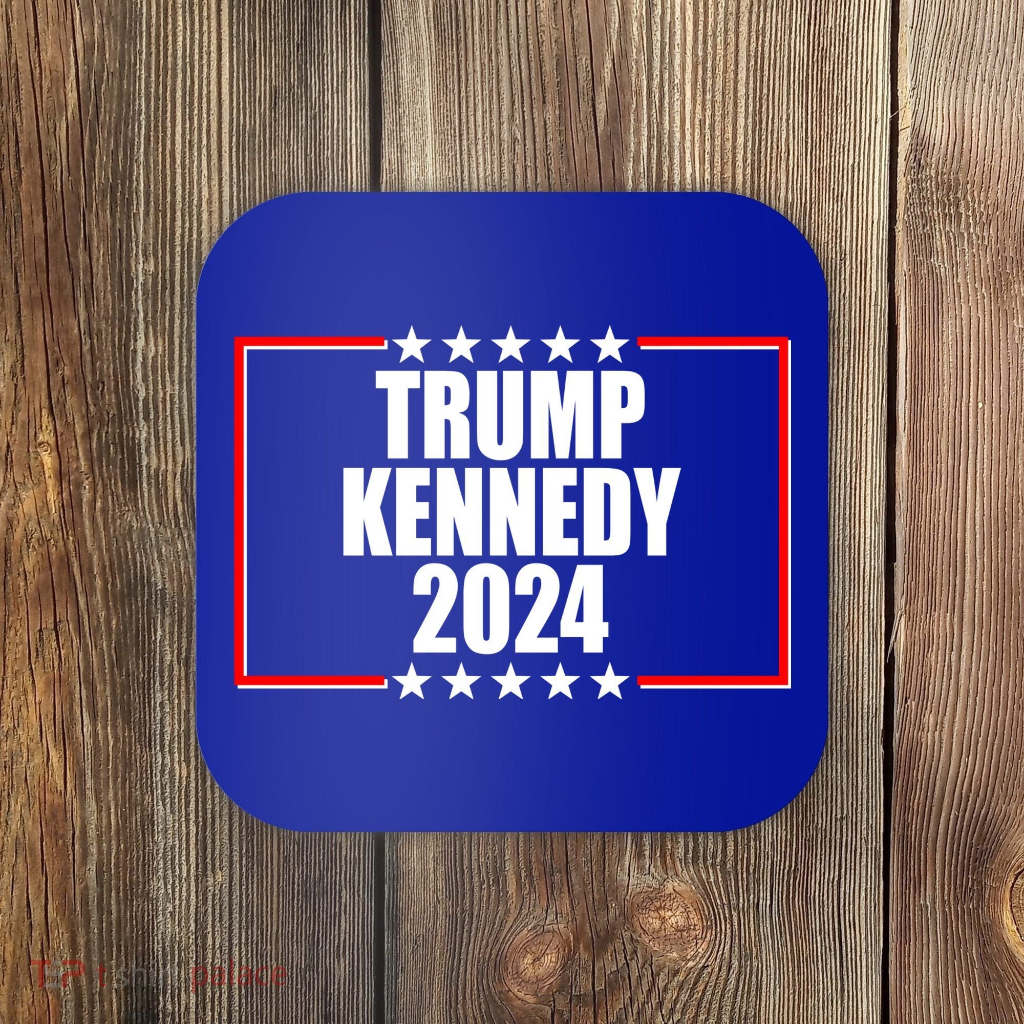 Trump Kennedy 2024 Election Logo Coaster