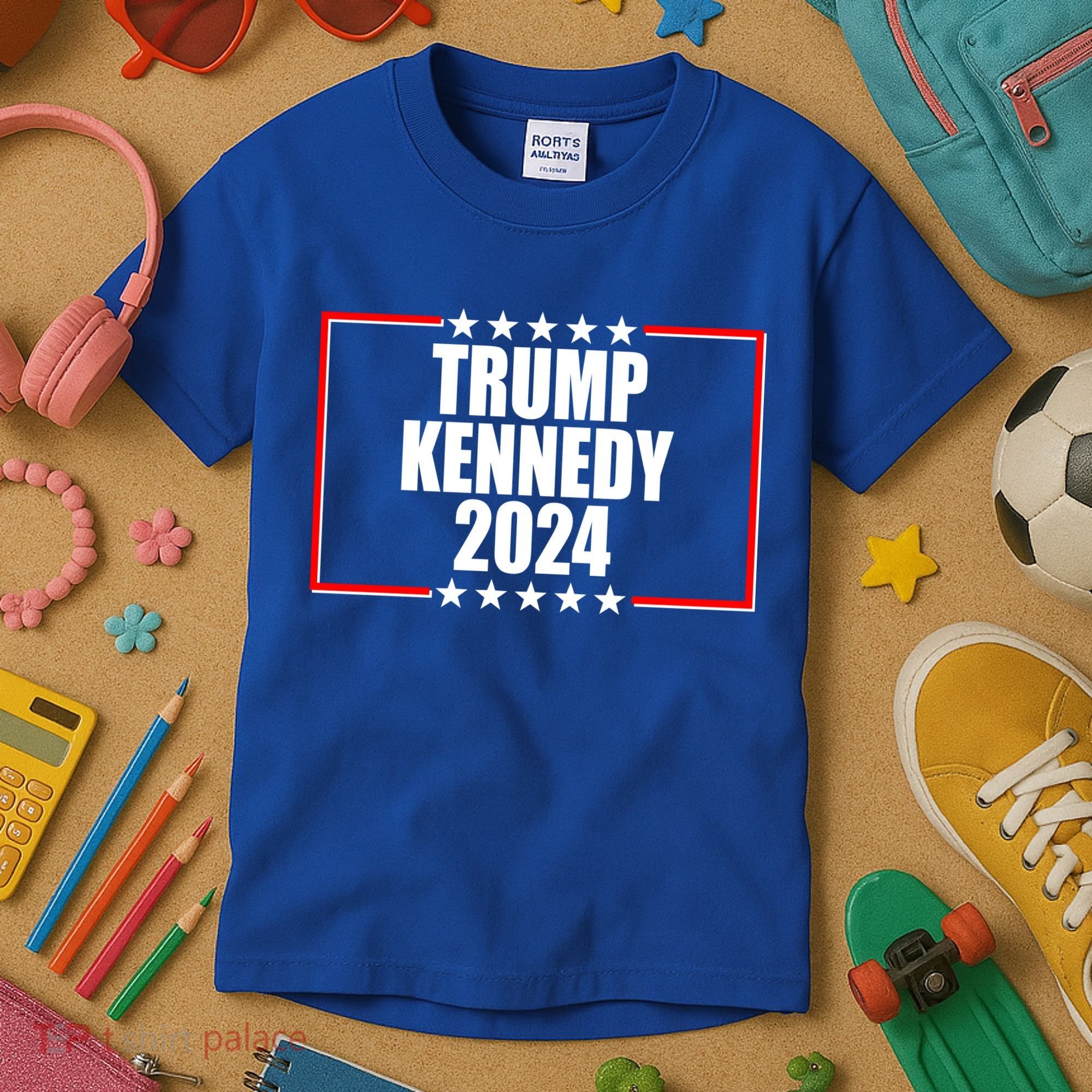 Trump Kennedy 2024 Election Logo Kids T-Shirt