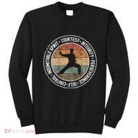 Taekwondo Karate 5 Tenets Martial Arts Uniform Sweatshirt thumb 0