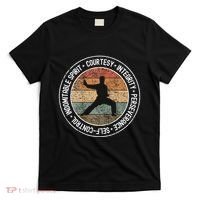 Taekwondo Karate 5 Tenets Martial Arts Uniform T-Shirt thumb 0