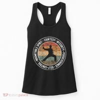 Taekwondo Karate 5 Tenets Martial Arts Uniform Women's Tank Top thumb 0