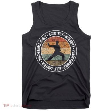 Taekwondo Karate 5 Tenets Martial Arts Uniform Tank Top