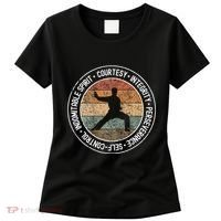 Taekwondo Karate 5 Tenets Martial Arts Uniform Women's T-Shirt thumb 0