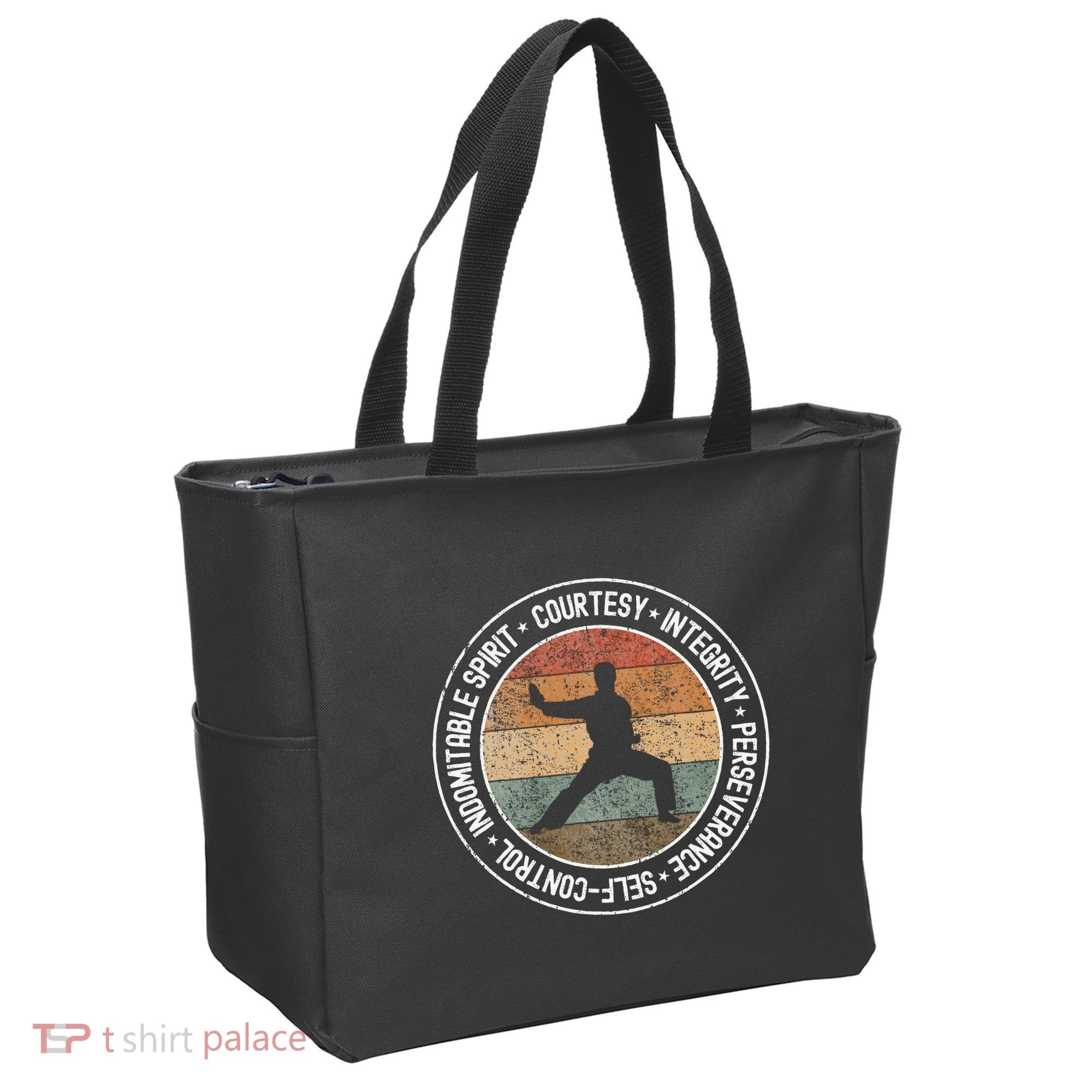 Taekwondo Karate 5 Tenets Martial Arts Uniform Tote Bag