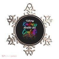 Throw Kindness Around Like Confetti Kind Teacher Ornament thumb 0