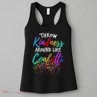 Throw Kindness Around Like Confetti Kind Teacher Women's Tank Top thumb 3