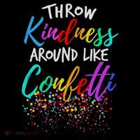 Throw Kindness Around Like Confetti Kind Teacher Women's Tank Top thumb 5