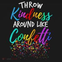 Throw Kindness Around Like Confetti Kind Teacher Kids Hoodie thumb 5