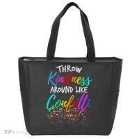 Throw Kindness Around Like Confetti Kind Teacher Tote Bag thumb 0