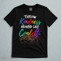 Throw Kindness Around Like Confetti Kind Teacher Kid T-Shirt thumb 5