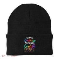 Throw Kindness Around Like Confetti Kind Teacher Kid Beanie thumb 0