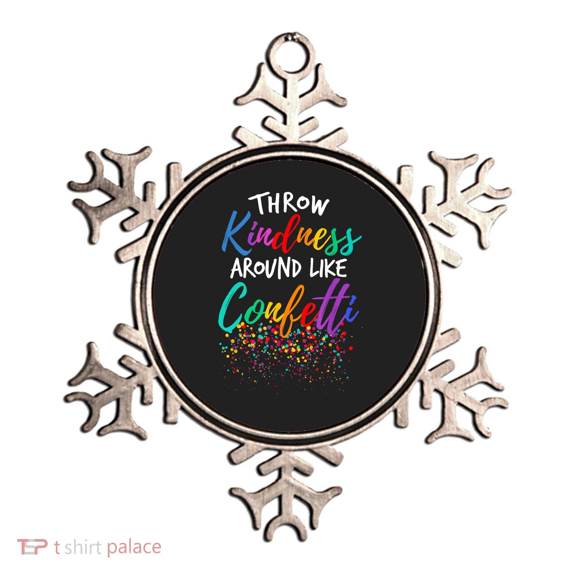 Throw Kindness Around Like Confetti Kind Teacher Kid Ornament