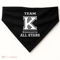 Team Kindergarten All Stars Sport Jersey USA-Made Doggie Bandana thumb 0