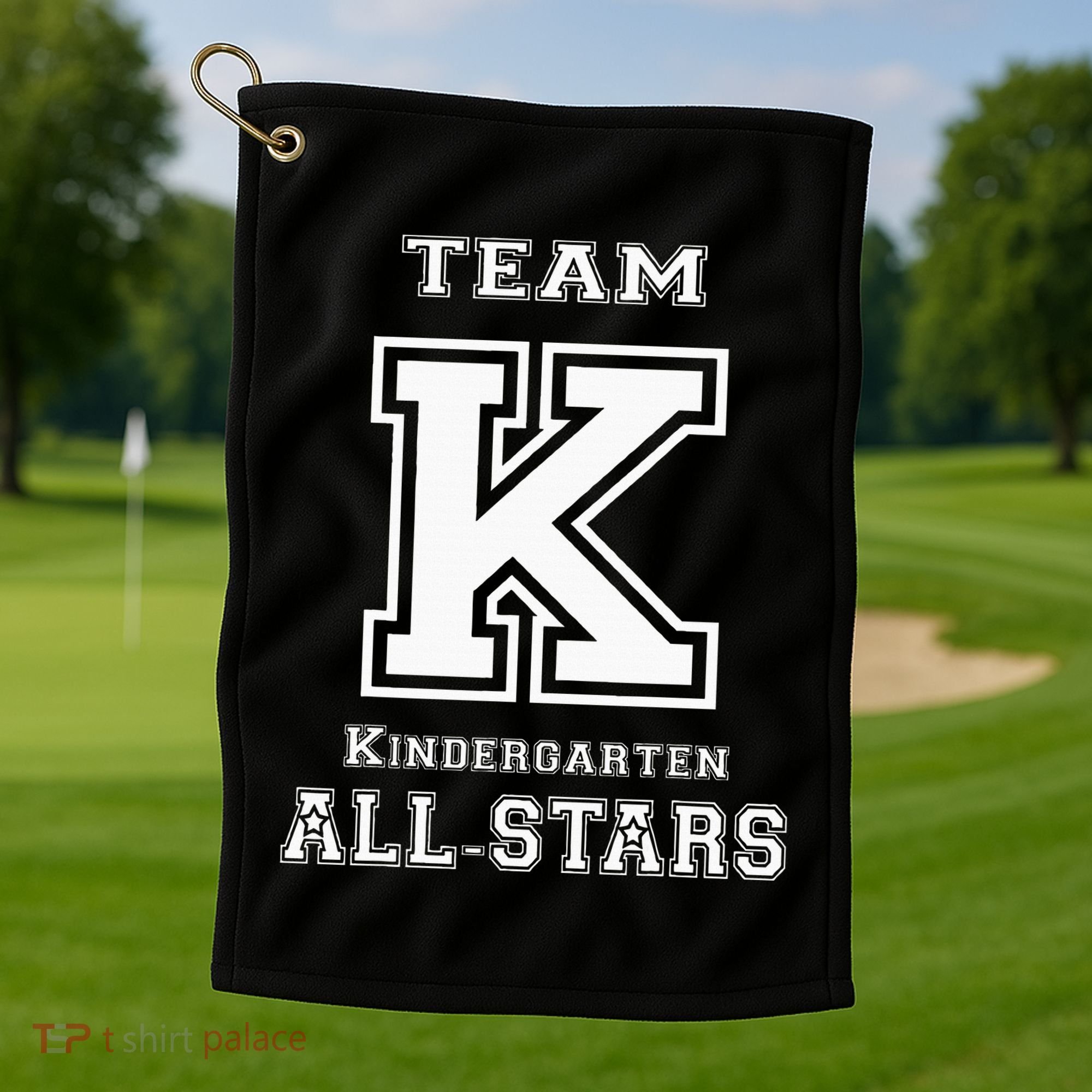 Team Kindergarten All Stars Sport Jersey Golf Towel