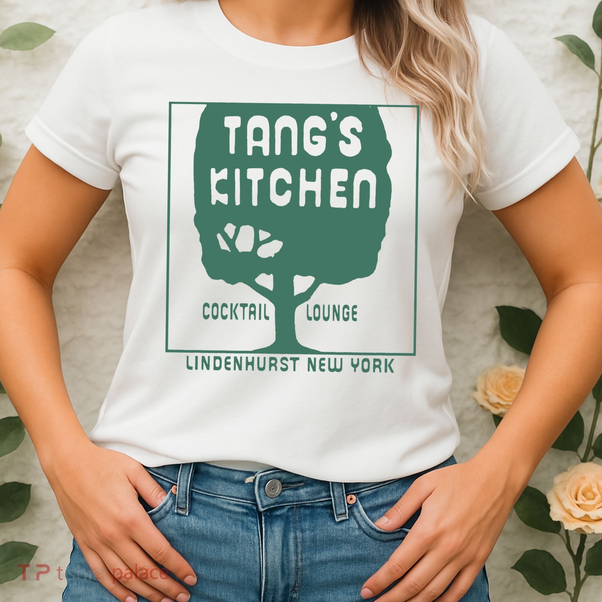 Tangs Kitchen Cocktail Lounge Lindenhurst New York Women's T-Shirt