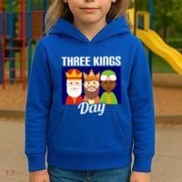 Three Kings Day Epiphany Gift Kids Hoodie thumb 3