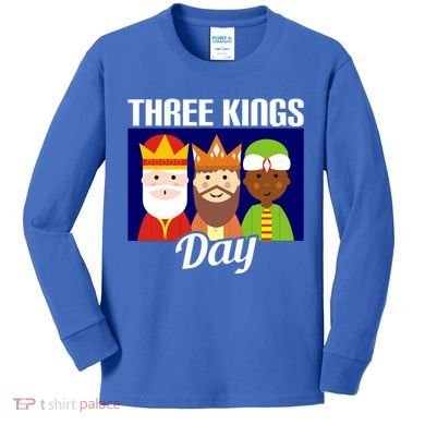 Three Kings Day Epiphany Gift Kids Long Sleeve Shirt
