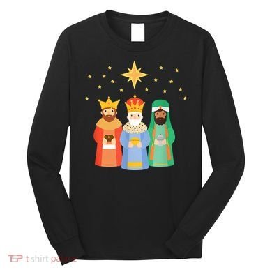 Three Kings Day Epiphany Celebration Christianity Long Sleeve Shirt