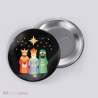 Three Kings Day Epiphany Celebration Christianity Button thumb 0