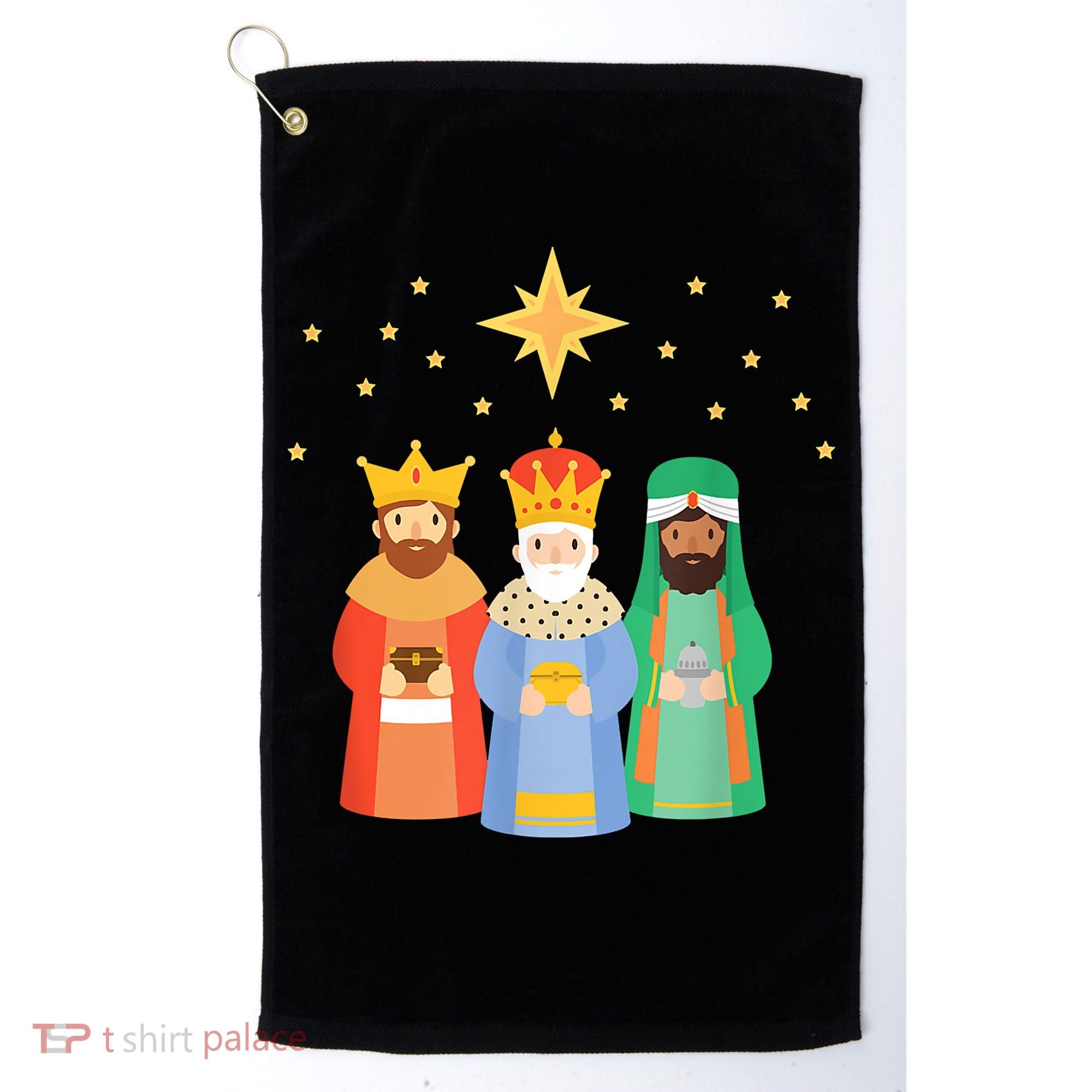 Three Kings Day Epiphany Celebration Christianity Golf Towel