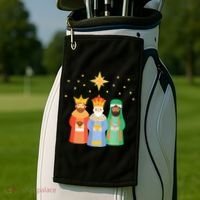 Three Kings Day Epiphany Celebration Christianity Golf Towel thumb 2
