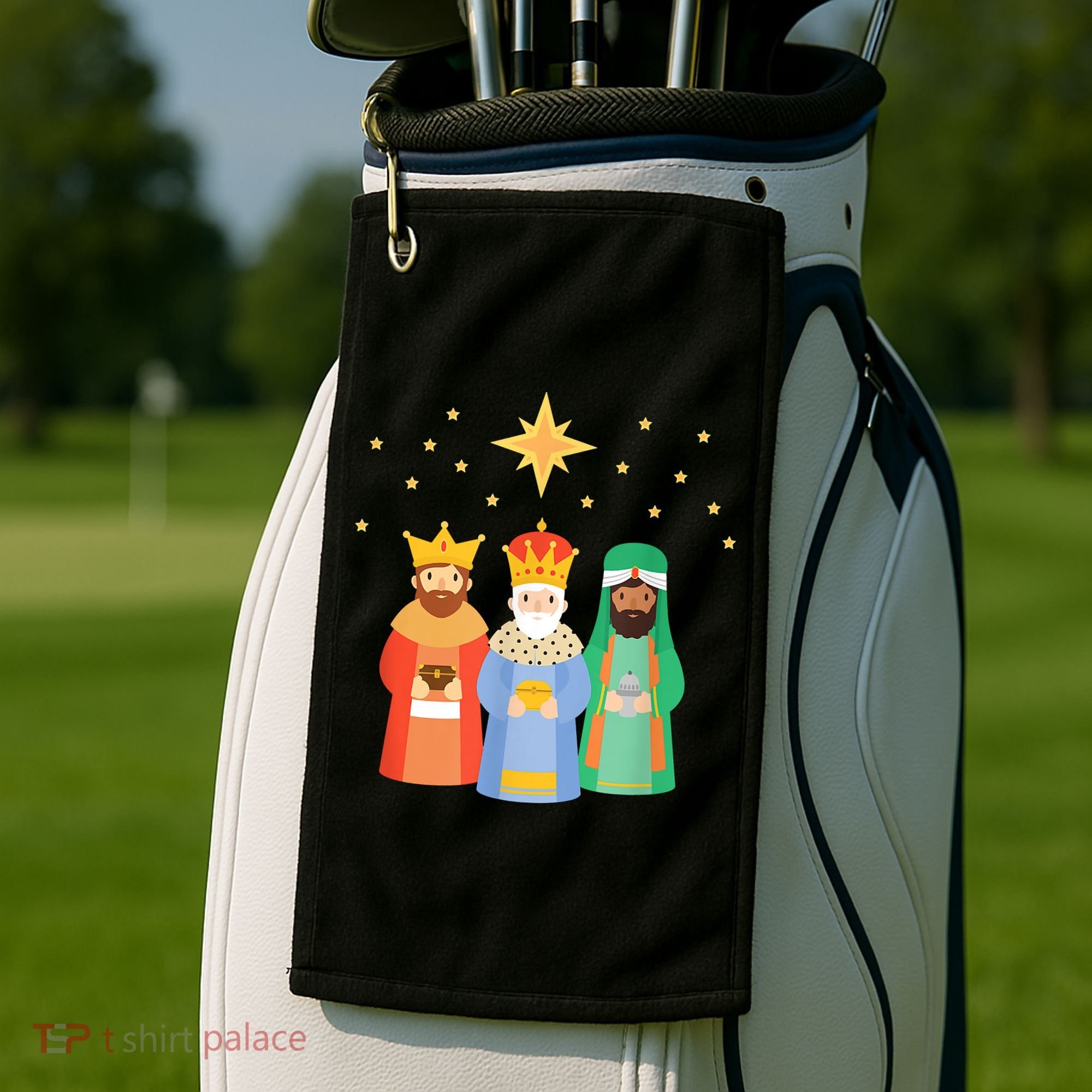 Three Kings Day Epiphany Celebration Christianity Golf Towel