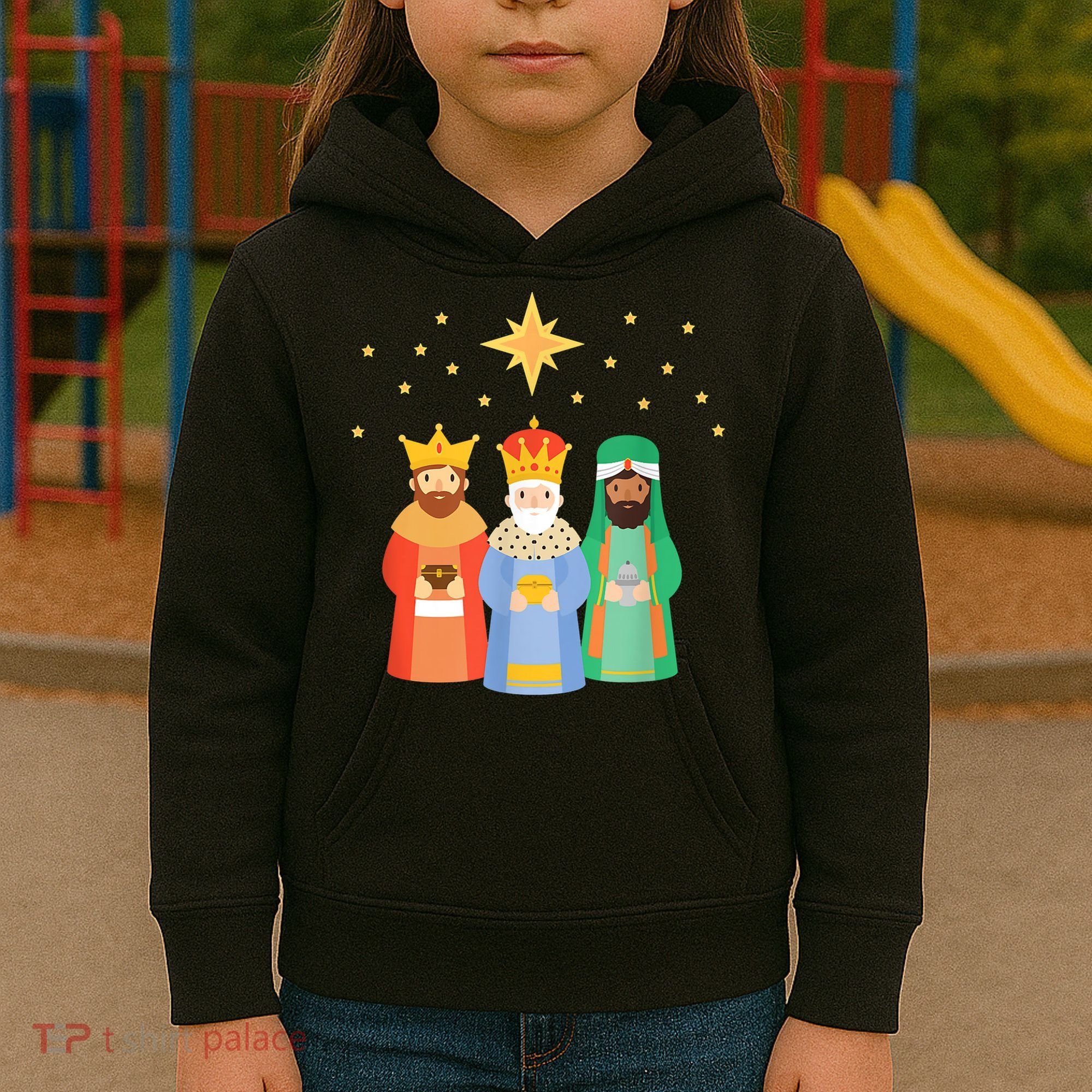 Three Kings Day Epiphany Celebration Christianity Kids Hoodie